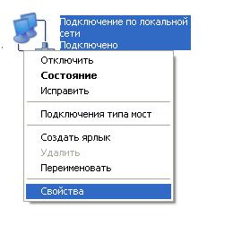 Параметры сетевого адаптера